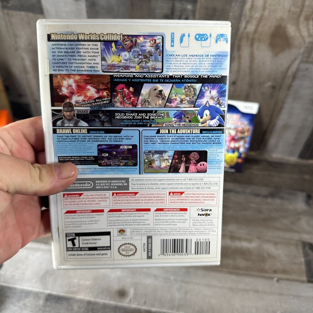 Super Smash Bros. Brawl (Nintendo Wii, 2008) Tested - Picture 2 of 4